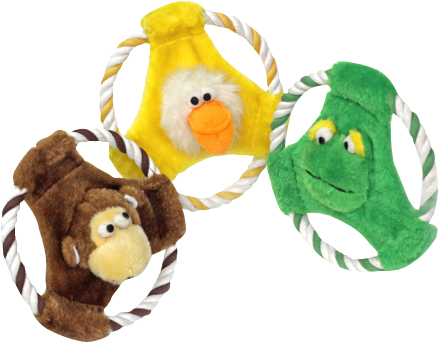 Frisbee dog toys duck monkey frog